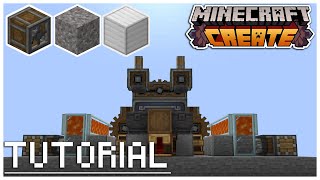 ONE CHUNK Create Iron Farm TUTORIAL  Block By Block Tutorial  Create 1201 [upl. by Eninnaj]