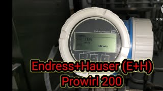 Flow meter parameters view and parameters setting in EH flow meter [upl. by Eikkin675]