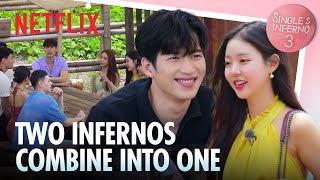 The 2 Infernos merge and all 11 singles finally unite  Singles Inferno 3 Ep 4  Netflix ENG [upl. by Rettke]