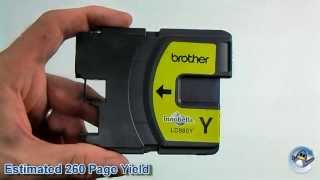 Inside Brother LC980Y Yellow Ink Cartridge [upl. by Candie]