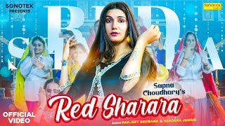 Red Sharara Official Video  Sapna Choudhary  Harjeet Deewana  Latest Haryanvi Dj Song 2024 [upl. by Akinek254]