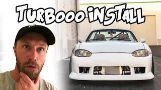 Miata NB Turbo Kit InstallStepbystep guide [upl. by Nenerb]