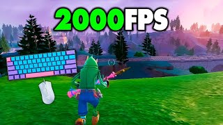 Fortnite RTX 4090 24GB  i9 14900K Low Settings 2000FPS [upl. by Ecinert]