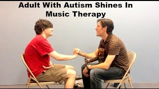 Adult with Autism Shines in Music Therapy [upl. by Acinomahs893]