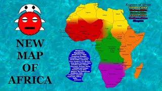 Map of Africa  All African Countries of the Continent and their Locations  Geography Maps [upl. by Samuele198]