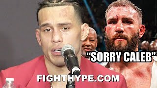 DAVID BENAVIDEZ APOLOGIZES TO CALEB PLANT AFTER SENDING HIM TO HOSPITAL GIVES RESPECT amp ENDS BEEF [upl. by Nerraj]