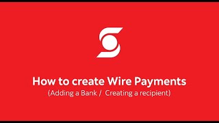 How To Create Wire Payments To Another Bank [upl. by Kerrison]