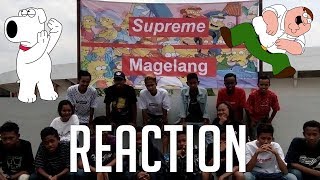 REACTION SUPREME MAGELANG  HuntingFake [upl. by Idnew]