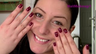 Meine Nagel Routine  Feilen Tips und Nagellack auftragen [upl. by Ecerehs]