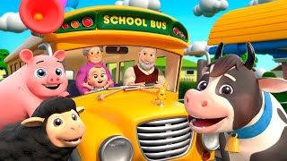 Wheels On The Bus Song  Farm Version  Almama Kids Songs amp Nursery Rhymes [upl. by Yttak]