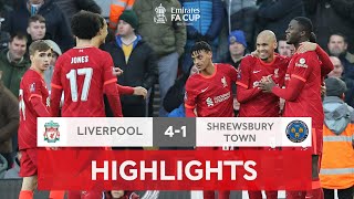 Fabinho Double as Reds Beat The Shrews  Liverpool 41 Shrewsbury Town  Emirates FA Cup 202122 [upl. by Margie]