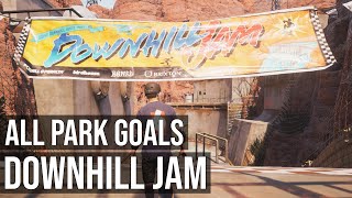 All Park Goals Downhill Jam Secret Tape Stat Points amp VV Collectible  Tony Hawks Pro Skater 12 [upl. by Ahker]