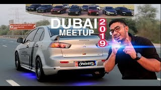 Mitsubishi Lancer Club Meetup In DUBAI  2019  Vlog56 [upl. by Serilda]