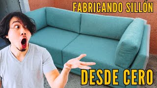 Fabricación fácil de un MUEBLE desde CERO😱🛋️ tapiceria muebles sofá [upl. by Toomin301]