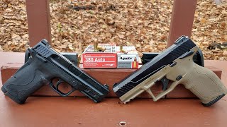 The Most Powerful 22 LR through a Pistol Thus Far  Aguila Interceptor 22 LR VS Aguila 380 ACP [upl. by Enad684]