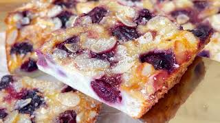 Clafoutis léger sans farine ni sucre  Aux cerises 🍒 [upl. by Selfridge]