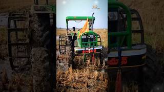 John Deere tractor 5105 4wd village driving channel ytshorts [upl. by Aciretnahs775]