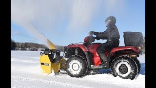 Rammy Snowblower 120 ATV EC 5min Electric Control [upl. by Amron]