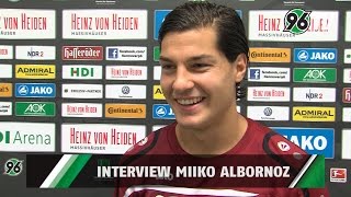 4 Spieltag  SC Paderborn  Hannover 96  Interview Miiko Albornoz [upl. by Atilem]