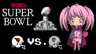 Tecmo Super Bowl NES  Phoenix Cardinals  Super Bowl [upl. by Ainatnas482]