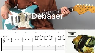 Pixies  Debaser guitar cover with tabs amp chords [upl. by Aruasor]