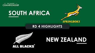 HIGHLIGHTS  SOUTH AFRICA v NEW ZEALAND  The Rugby Championship 2024 [upl. by Aseral255]