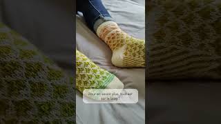 tricot Mes chaussettes en jacquard 🤩 [upl. by Wenn]