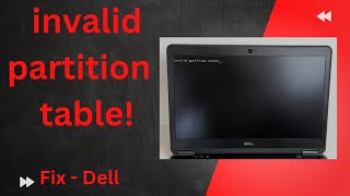 Invalid Partition Table Easy fix  2024 [upl. by Boardman936]