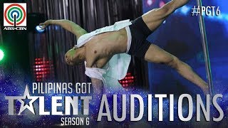 Pilipinas Got Talent 2018 Auditions Johnny Villanueva  Pole Dancing [upl. by Eardnoed]