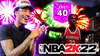 I HIT LEVEL 40 ON NBA 2K22 IN 24 HOURS BY BREAKING ANKLES WITH MY 2 WAY STRETCH PLAYMAKER [upl. by Obadias834]