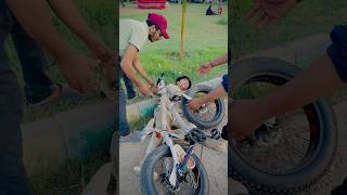 Ali ka cycle accident ho gaya 😳  viralvideo [upl. by Kono]