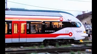 HŽ večernji vlakovi u Zagrebu Evening trains in Zagreb Croatian Railways Summer 2016 [upl. by Onitnerolf]