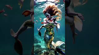 The mermaid mermaid performance is wonderful underwater photography [upl. by Kcirddor]