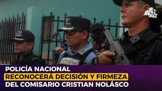 Policía Nacional reconocerá decisión y firmeza del comisario Cristian Nolásco [upl. by Latona864]