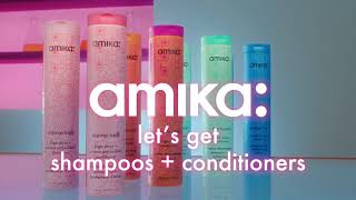 lets get clinically proven shampoo  conditioner duos  amika [upl. by Dnesnwot]