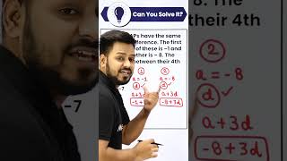 Important Questions of Arithmetic Progression  Class 10 Mathematics  Board Exam ytshorts [upl. by Garrard]