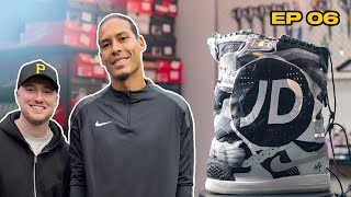 Custom sneakers for VVD  JD Sports partnership [upl. by Enaitsirk]