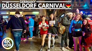 🎊 Germany Carnival in 2024  Düsseldorf Celebration of Carnival  4K HDR 60fps [upl. by Noillimaxam]