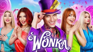 ¡Construí la Fábrica de Chocolate de Willy Wonka en la Escuela Wonka en la Vida Real [upl. by Xenia]