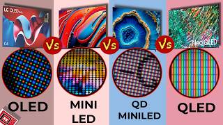 OLED vs mini LED vs QNED vs QD Mini LED vs QLED  Best TV to buy [upl. by Karoly]