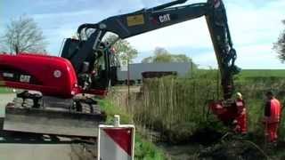 Bagger in Deutschland  CAT M316D im Einsatz [upl. by Wardieu]