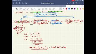 Conversions mol to g g to mol etc Video F24 [upl. by Letnahs780]