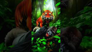 Great Apes vs Big Cats Gorilla Lion Tiger [upl. by Bach]