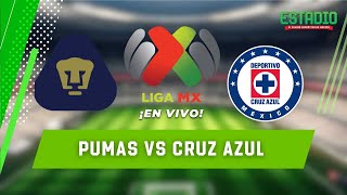 Pumas vs Cruz Azul EN VIVO  Estadio Deportes [upl. by Anelleh]