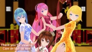 【MMD】 チャイナサイバー＠ウォーアイニー 【TDA China】 HD 720p [upl. by Sender145]