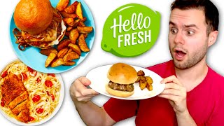 I tried Hello Fresh meals for a few days TASTE TEST and REVIEW [upl. by Nirtiac]