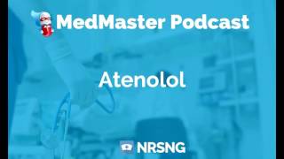 Atenolol Nursing Considerations Side Effects and Mechanism of Action Pharmacology for Nurses [upl. by Rosenblast]