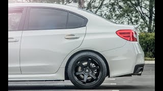 Miro type 398 18x95 34 wheels  2018 WRX [upl. by Nospmis517]