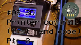 99 3D Printer control and monitoring with an ESP32 and FreeRTOS Installation and code  Part 3 [upl. by Austine]