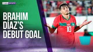 Real Madrid’s Brahim Díaz Scores His Debut Goal for Morocco [upl. by Eldridge124]